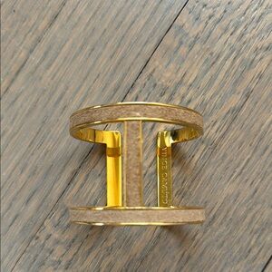 Vince Camuto - Cuff Bracelet with Taupe Suede Inlay